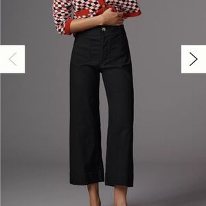 Anthropologie Maeve Colette cropped wide leg pant